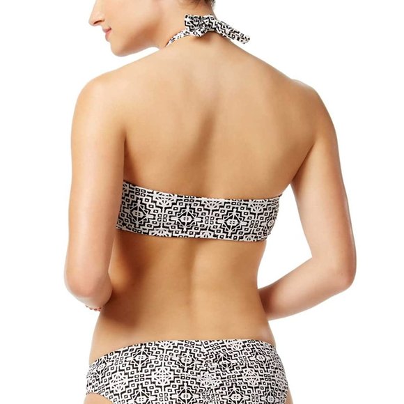 Hula Honey Tribal High-Neck Crop Bikini Top, Large NWT - Picture 2 of 4